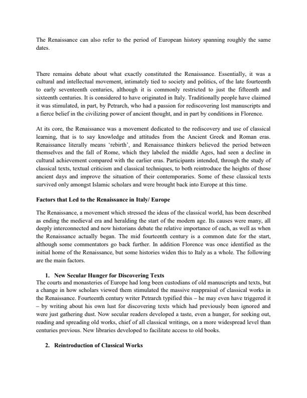 Page 2 – AHT 319: Transformation of Europe Notes – Kenyaplex