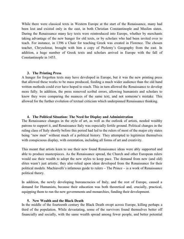 Page 3 – AHT 319: Transformation of Europe Notes – Kenyaplex