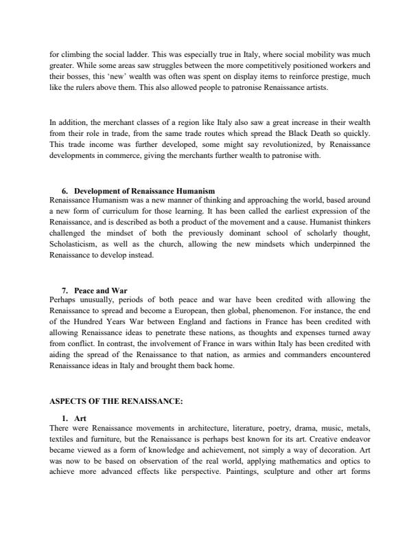 Page 4 – AHT 319: Transformation of Europe Notes – Kenyaplex