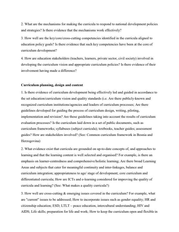 Page 3 – BEM 2101: Curriculum Development Notes – Kenyaplex