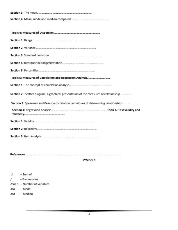 Page 3 – EPY 410: Educational Measurement and Evaluation Notes – Kenyaplex