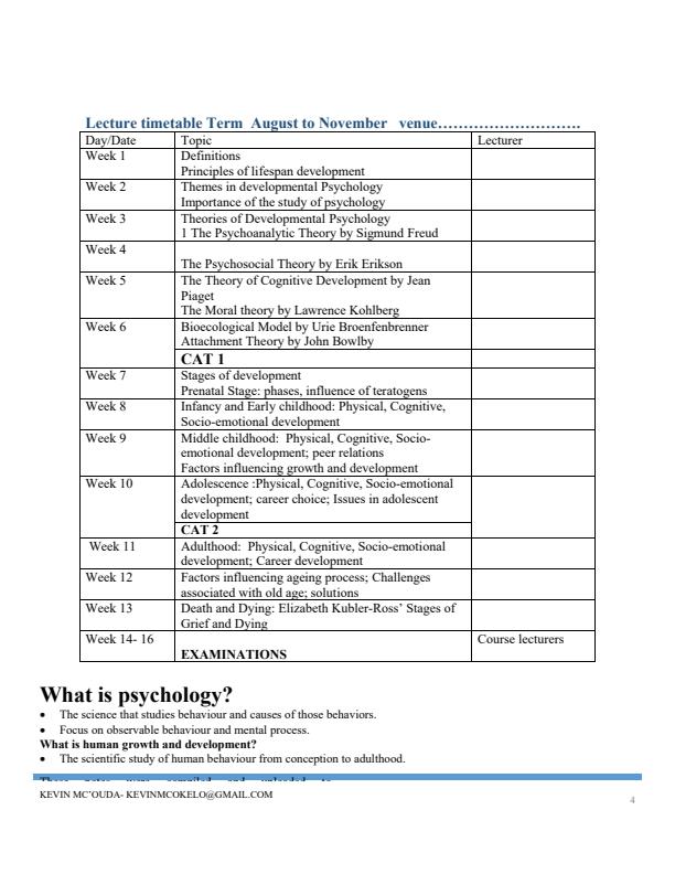 Page 4 – EPY 310: Human Growth and Development Notes – Kenyaplex
