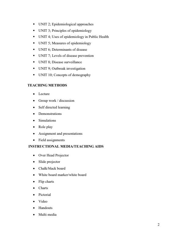 Page 2 – Epidemiology Lecture Notes 2nd Year – Kenyaplex
