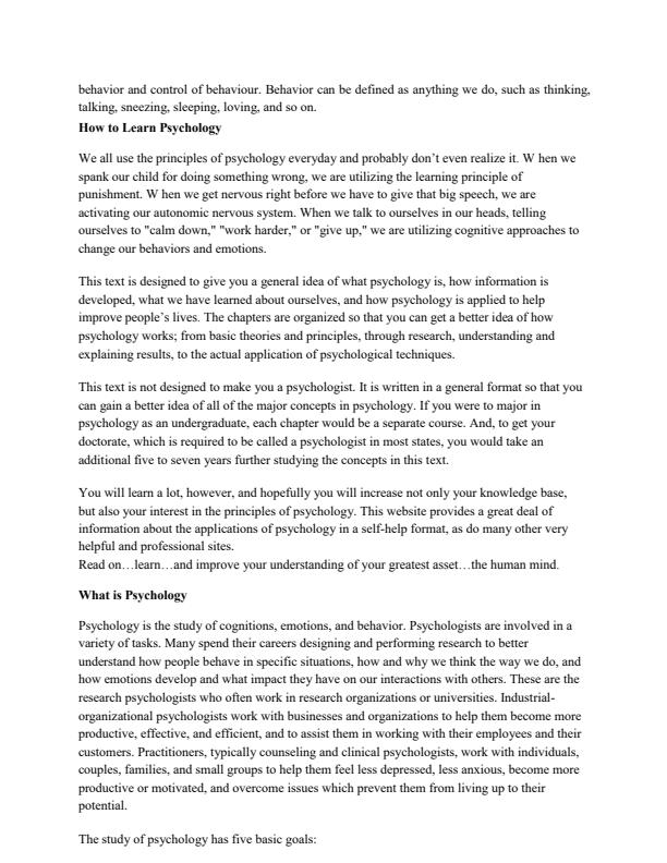 Page 2 – BEP 1104: Introduction to Educational Psychology Notes MKU – Kenyaplex