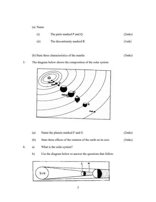 Page 3 – Sample Geography Questions With Answers For Form 1 to Form 4 – Kenyaplex