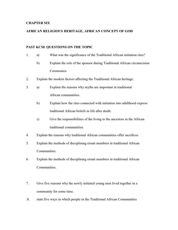 Page 3 – CRE Revision Questions and Answers For Form 1 to Form 4 – Kenyaplex