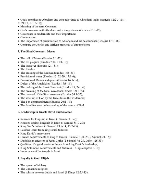 Page 2 – Form 1, Form 2, Form 3 and Form 4 CRE Revision Questions and Answers – Kenyaplex