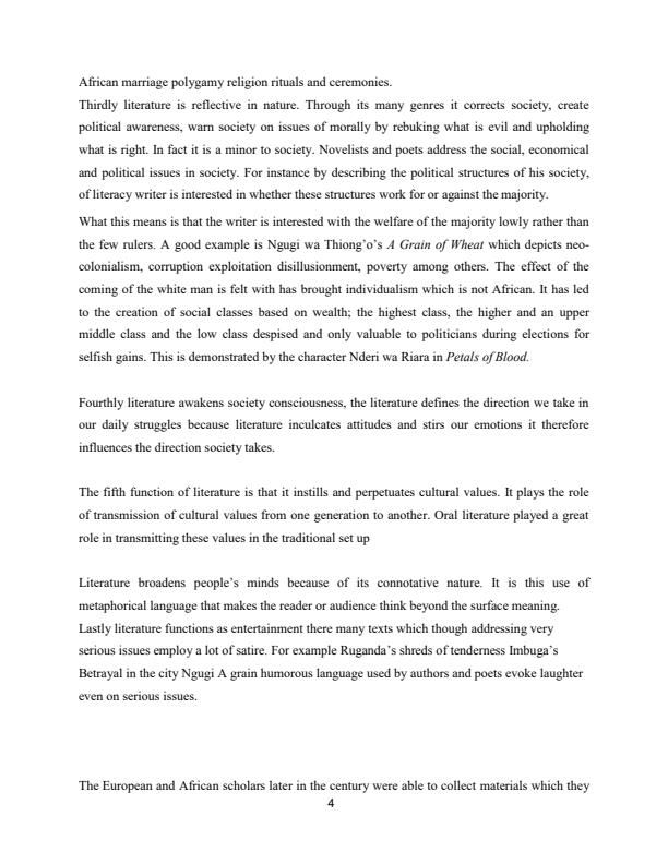 Page 4 – BLA 1111: Critical Reading and Response Notes – Kenyaplex