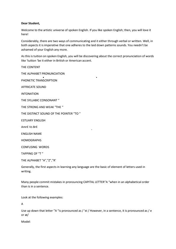 Page 1 – The Art of Spoken English Notes – Kenyaplex