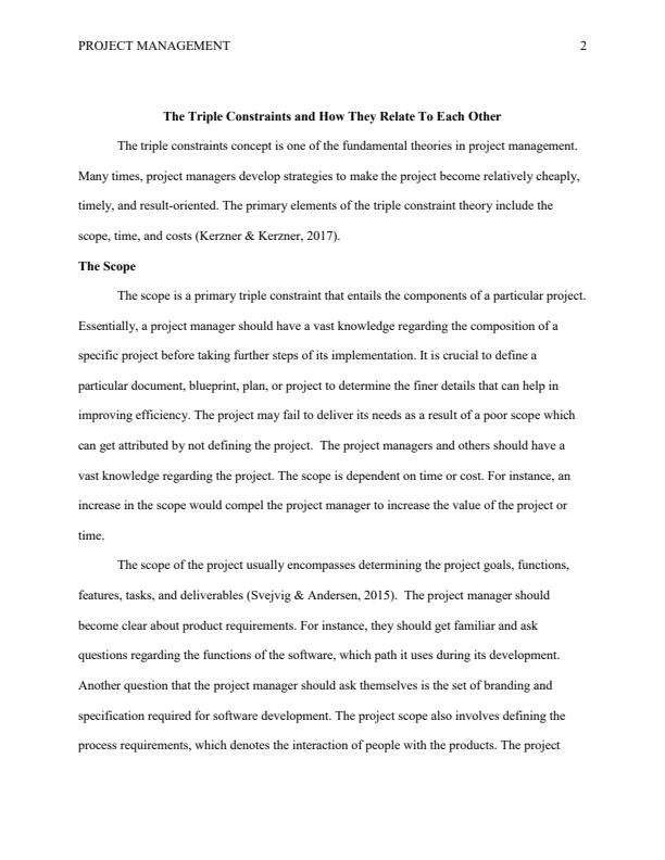 Page 1 – The Triple Constraints and How They Relate To Each Other – Kenyaplex