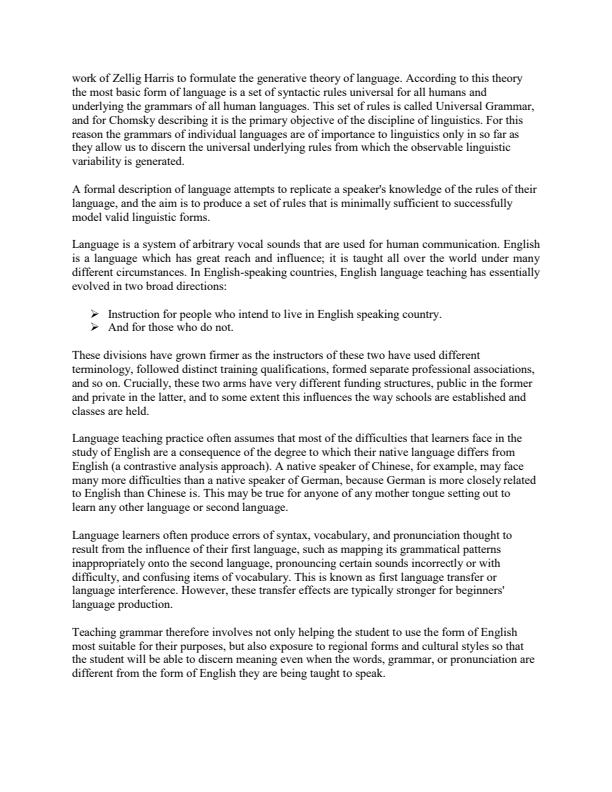 Page 2 – BLA 4115: Advanced Theoretical Studies In Grammar Notes – Kenyaplex