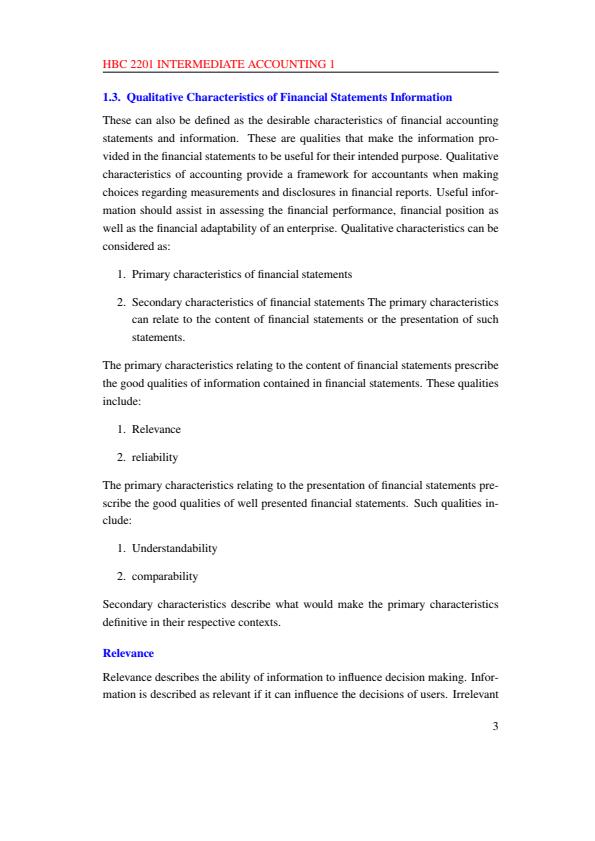Page 3 – HBC 2201: Intermediate Accounting 1 Notes – Kenyaplex