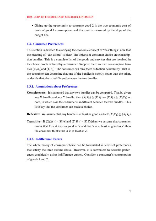 Page 3 – HBC 2205: Intermediate Microeconomics Notes – Kenyaplex