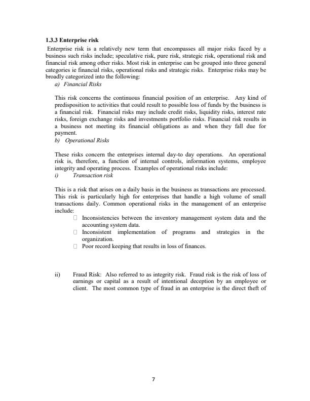 Page 4 – DAF 1211: Principles of Risk Management and Insurance Notes – Kenyaplex