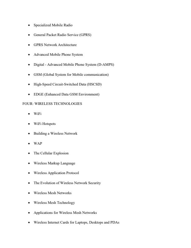 Page 3 – BIT4201 Mobile Computing Notes – Kenyaplex