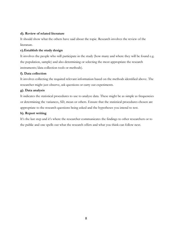 Page 4 – BPCU001 Research Methodology Notes – Kenyaplex