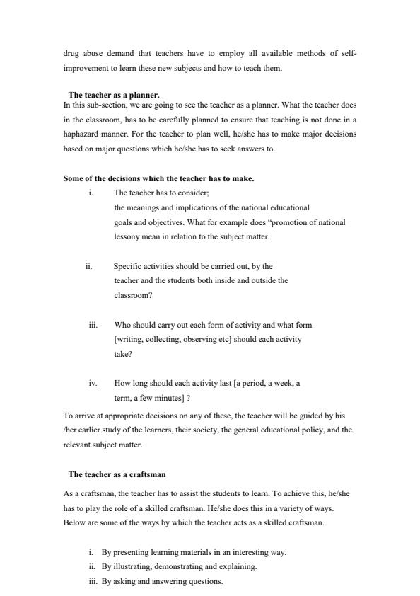Page 3 – BET 2201: Instructional Methods in Education Notes – Kenyaplex