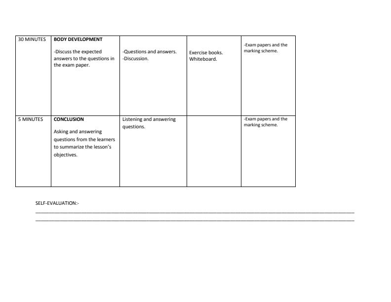 Page 2 – Chemistry Form 1 Lesson Plans Term 3 – Kenyaplex