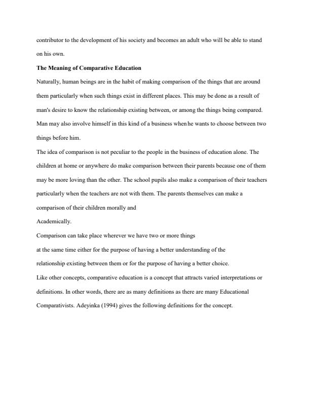 Page 3 – BEP 3102: Comparative Education and Emerging Issues Notes – Kenyaplex