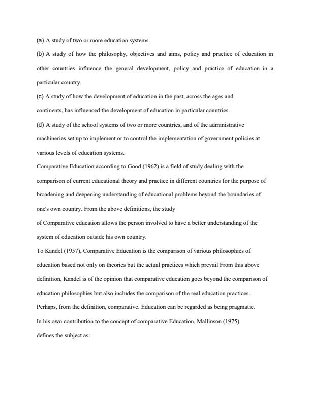 Page 4 – BEP 3102: Comparative Education and Emerging Issues Notes – Kenyaplex