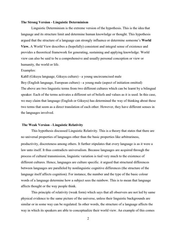Page 2 – BLA 1217: Sociolinguistics Notes – Kenyaplex