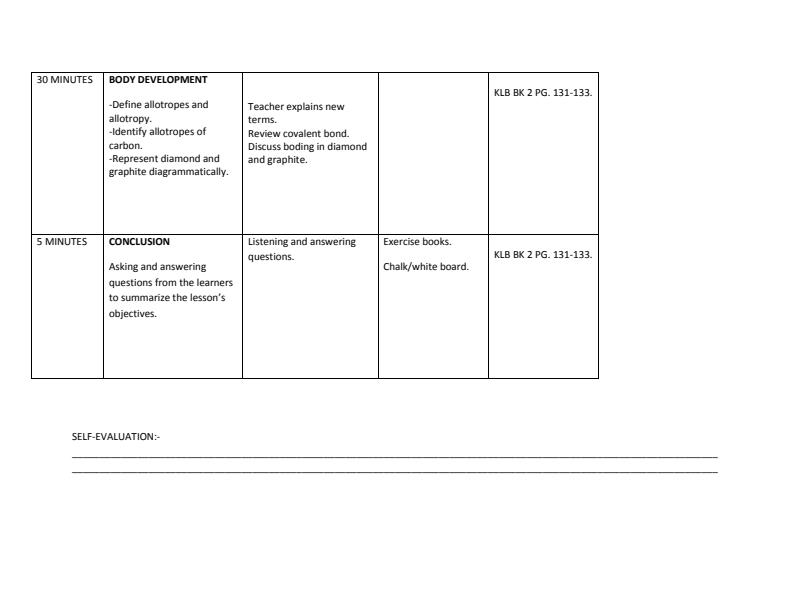 Page 2 – Chemistry Form 2 Term 3 Lesson Plans Week 5, 6, 7, 8, 9 and 10 – Kenyaplex
