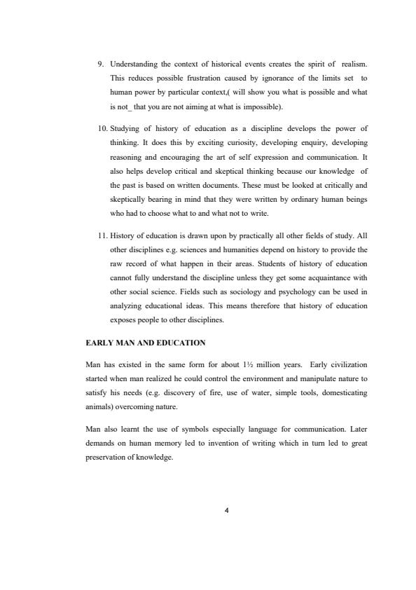 Page 4 – BEP 1101: Historical Foundations of Education Notes – Kenyaplex