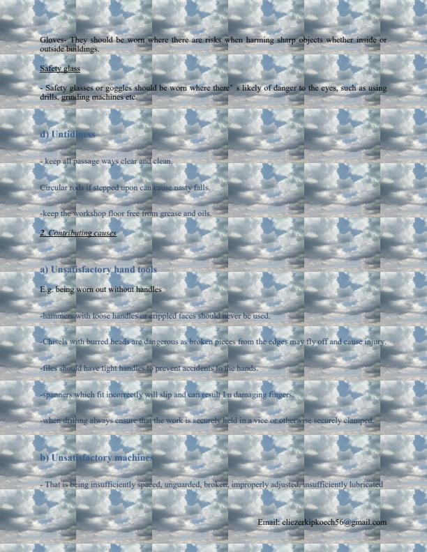 Page 2 – Material Processes and Workshop Technology Notes – Kenyaplex