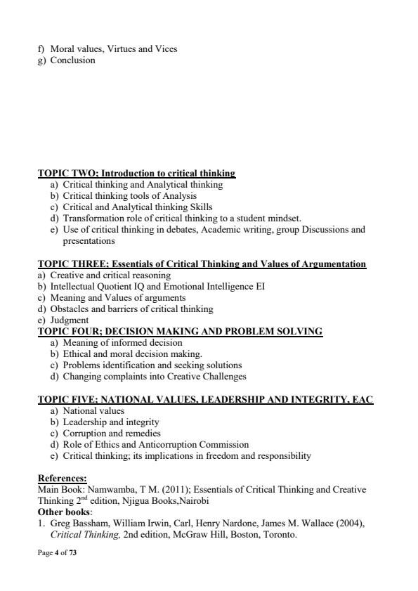 Page 4 – UCU 103 Critical Thinking and Logic Notes – Kenyaplex