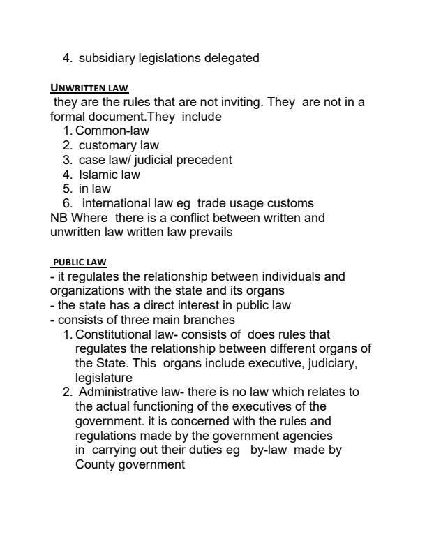 Page 4 – Introduction to Law and Ethics Notes – Kenyaplex