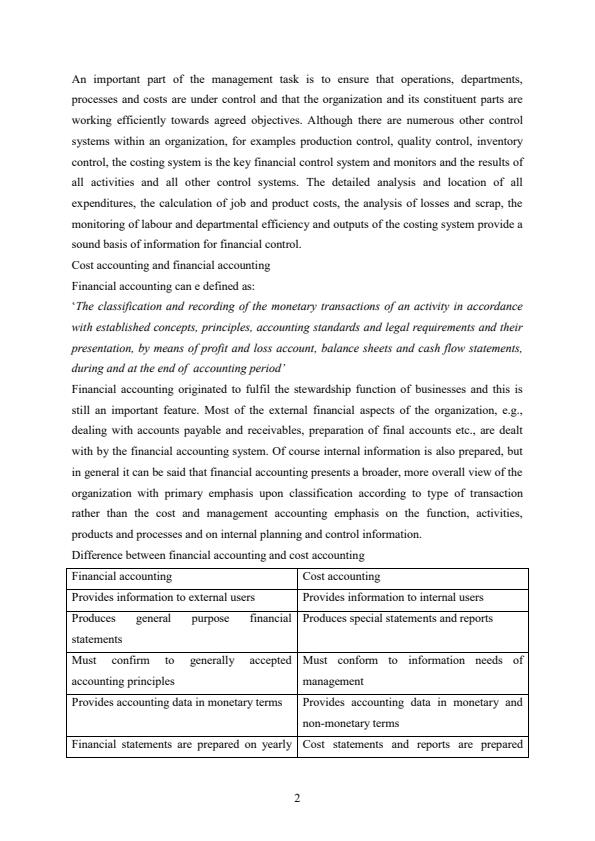 Page 2 – BBM 211: Cost Accounting Notes – Kenyaplex