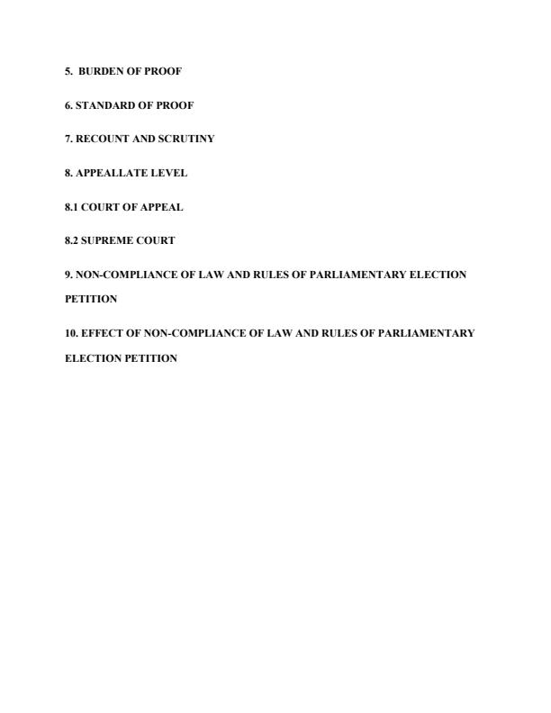 Page 2 – Substantive laws and procedural rules governing parliamentary election petitions – Kenyaplex