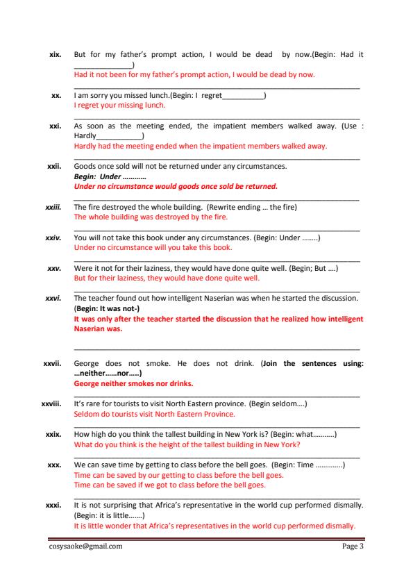 Page 3 – Form 4 KCSE Grammar Revision Notes – Kenyaplex