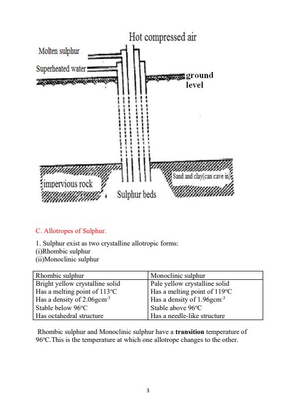 Page 2 – Sulphur and Its Compounds Notes – Kenyaplex