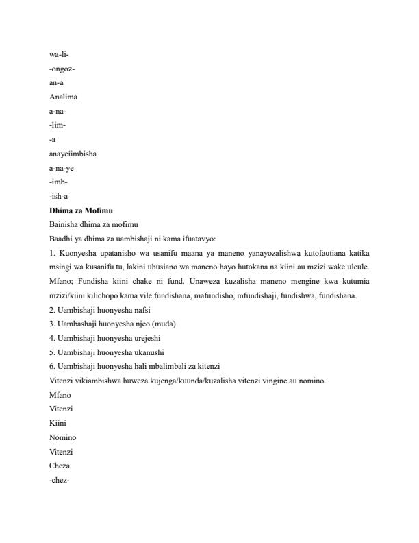 Page 2 – Form 2 Kiswahili Notes – Kenyaplex