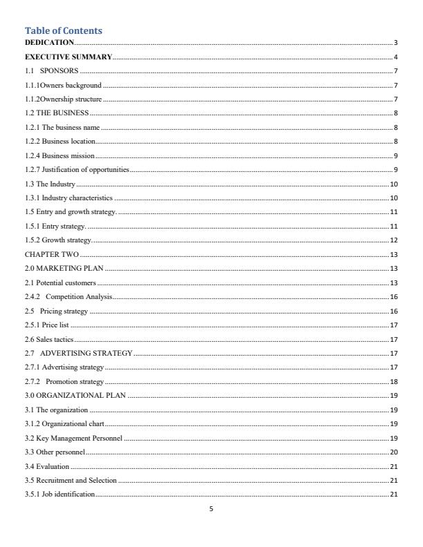 Sample Cyber Cafe Business Plan 4750