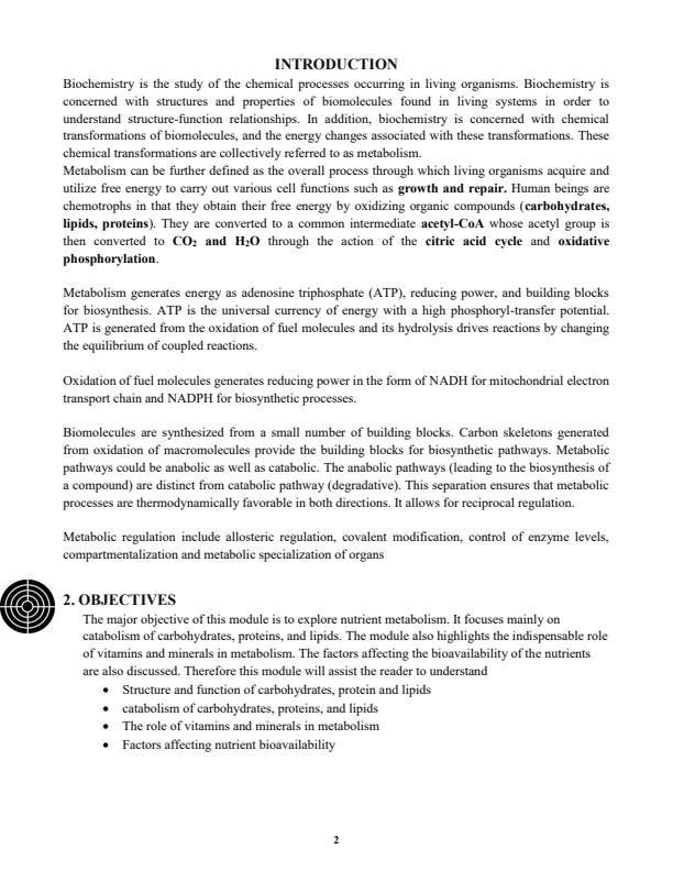 Page 1 – HFN 806: Advanced Nutrition and Biochemistry Notes – Kenyaplex