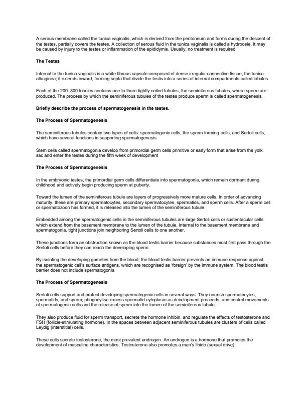 Page 2 – Human Anatomy Notes: Bachelor of Science in Food Nutrition and Dietetics – Kenyaplex