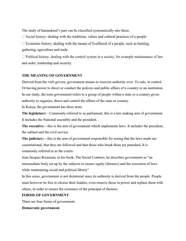 Page 2 – Form 1 History and Government Notes – Kenyaplex