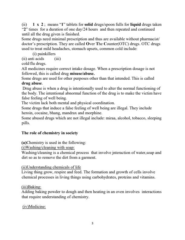 Page 3 – Form 1 Chemistry Notes – Kenyaplex