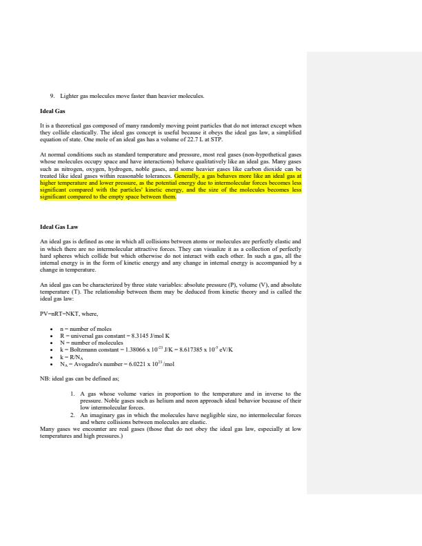 Page 2 – ESC 111: Introduction to Kinetics and Thermodynamics Notes – Kenyaplex