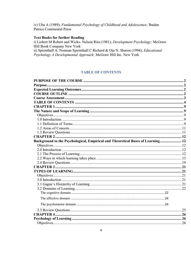 Page 1 – BEP 3201: Psychology of Teaching and Learning Notes – Kenyaplex
