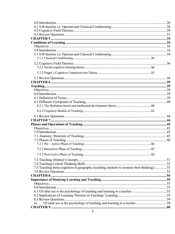 Page 2 – BEP 3201: Psychology of Teaching and Learning Notes – Kenyaplex