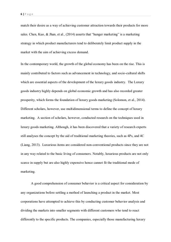 Page 3 – A Research Project: Consumer Perception Towards Hunger Marketing of Luxury Goods – Kenyaplex