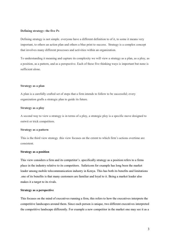 Page 3 – CAM 204: Strategic Management Notes – Kenyaplex