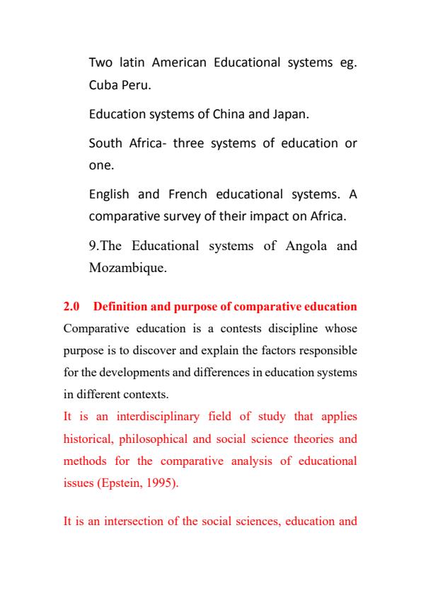 Page 3 – EDF 410: Comparative Education Notes – Kenyaplex