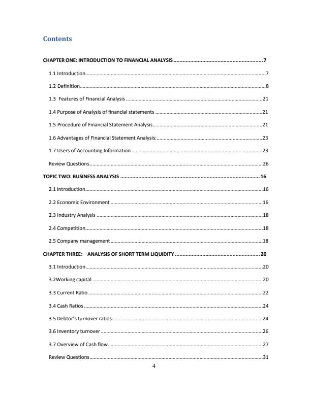 Page 3 – BAF4101: Financial Statement and Analysis Notes – Kenyaplex