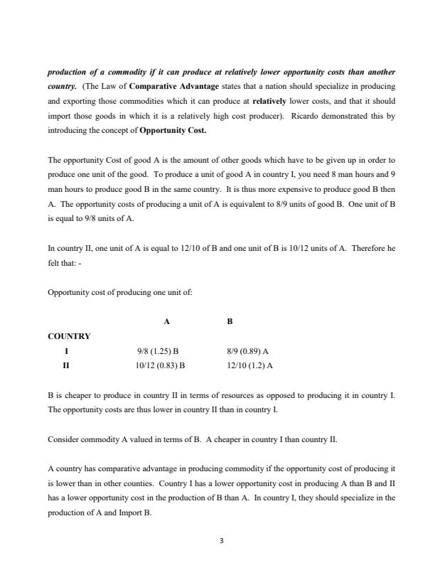Page 3 – DAF1205: Foreign Exchange and International Trade Notes – Kenyaplex