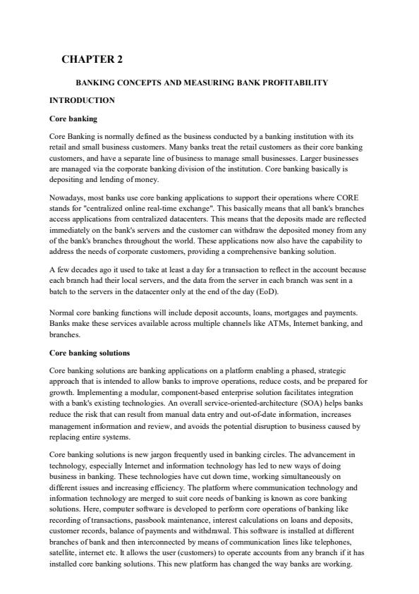 Page 4 – DAF1302: Bank Assets and Liabilities Management Notes – Kenyaplex