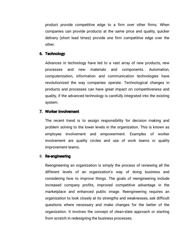 Page 2 – Operations Management Notes – Kenyaplex
